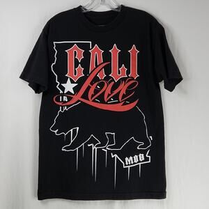 Mob Inc Cali Love Graphic Cotton Tee Size Medium